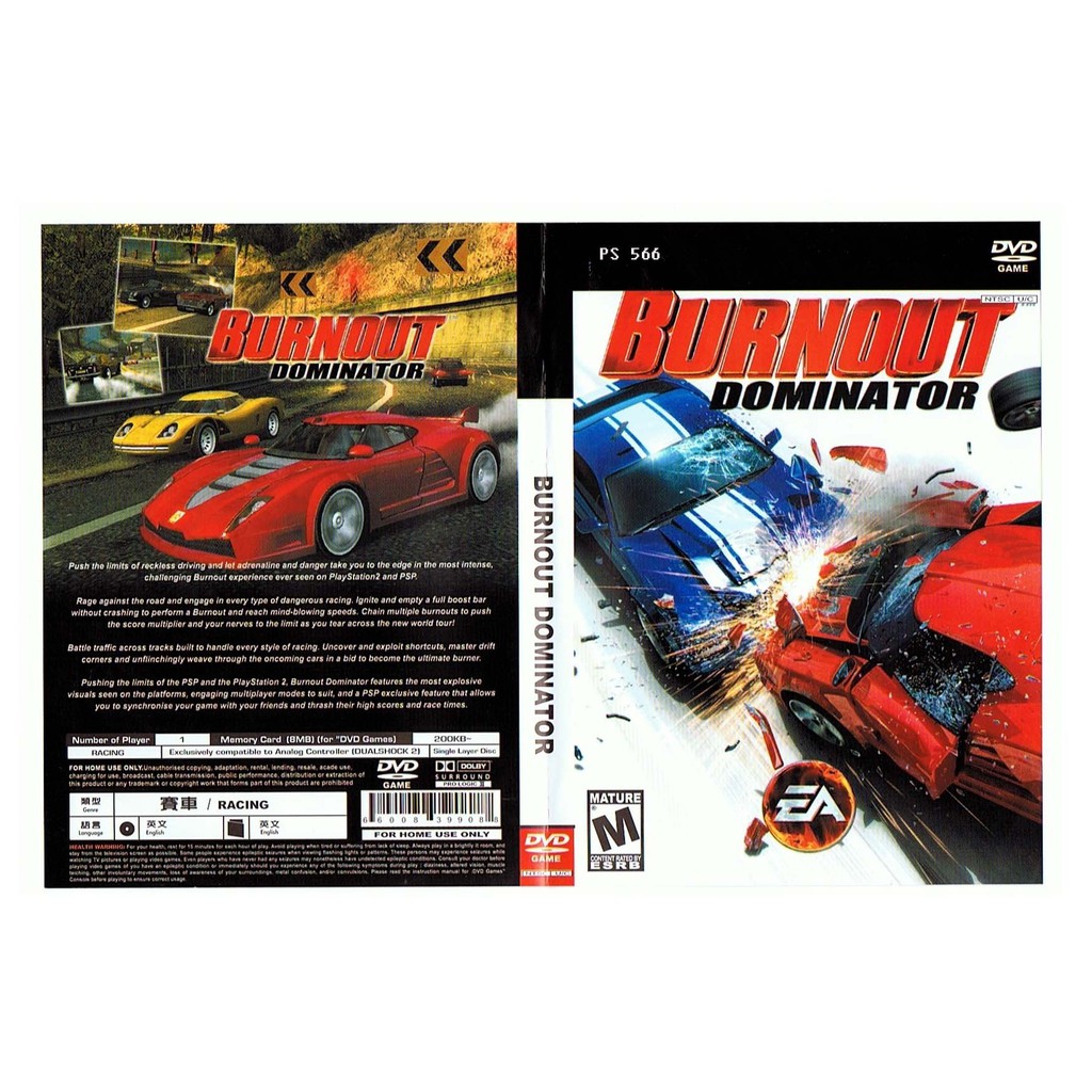 BURNOUT DOMINATOR - PS2 / Playstation 2 - Complet - FR EUR 10,00 - FR