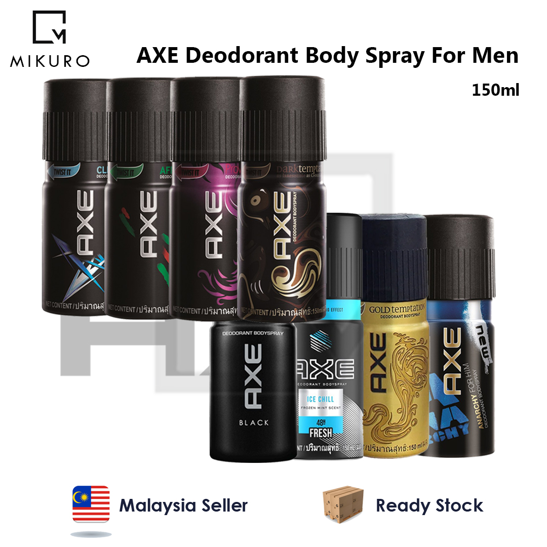 !!ORIGINAL!! AXE Deodorant Body Spray For Men 150ml Shopee Malaysia