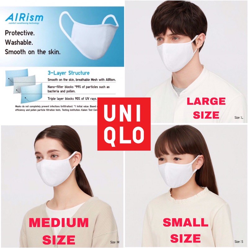 uniqlo airism face mask