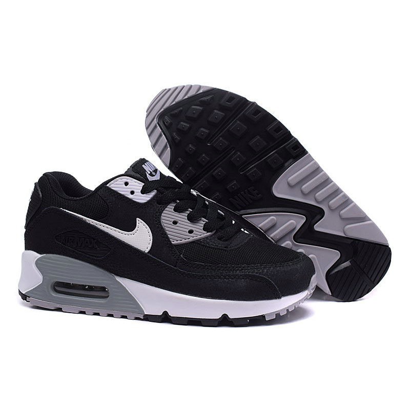 Nike Air Max 90 Mens White Grey Black Nike Air Max 90 Mens White Grey Black