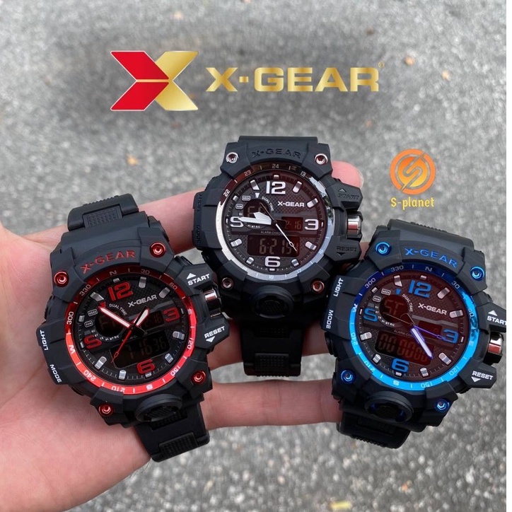 ReadyStock Original X-GEAR X-148 Waterproof sport digital men watch jam tangan lelaki tahan air xgear