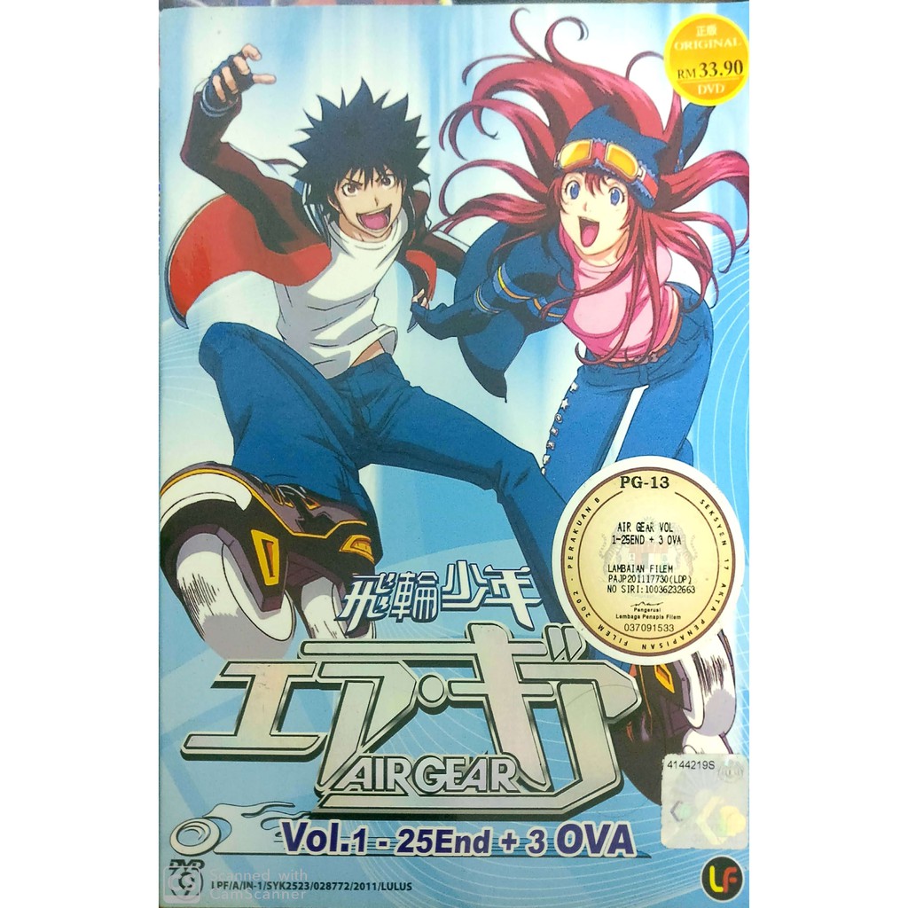 Airgear Ep. 1-25 + 3 OVA [Original DVD] Anime | Shopee Malaysia