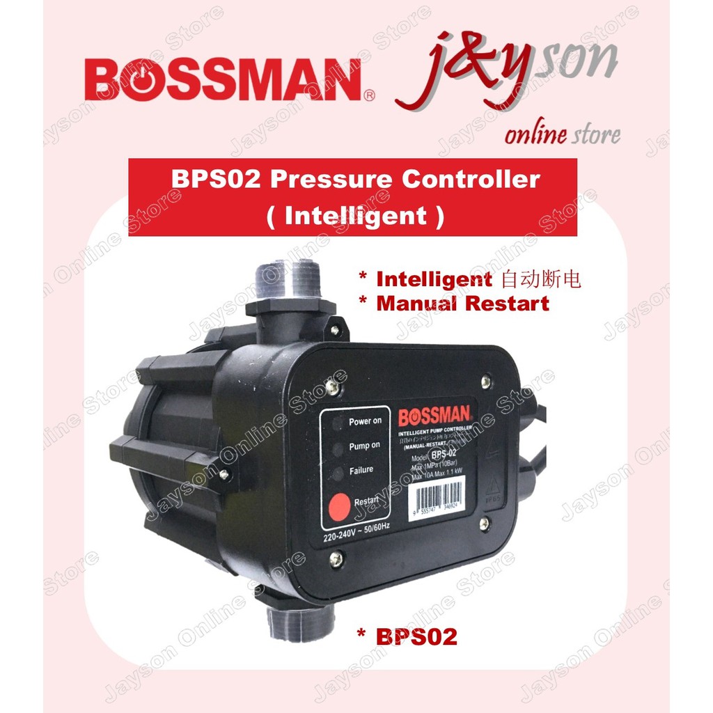 BOSSMAN BPS02 Pressure Controller ( Intelligent Only ) Automatic