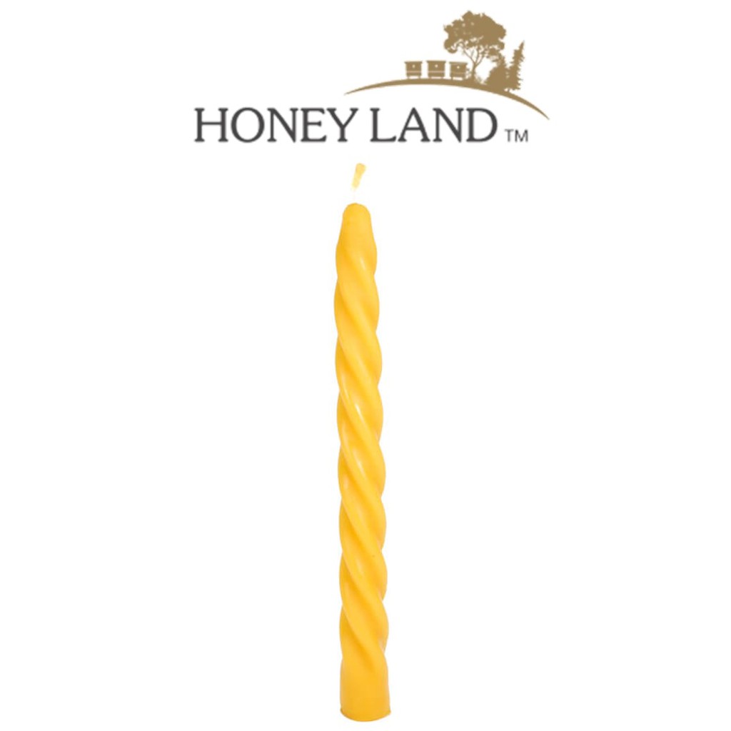 Beeswax Curled Candle Gift Idea