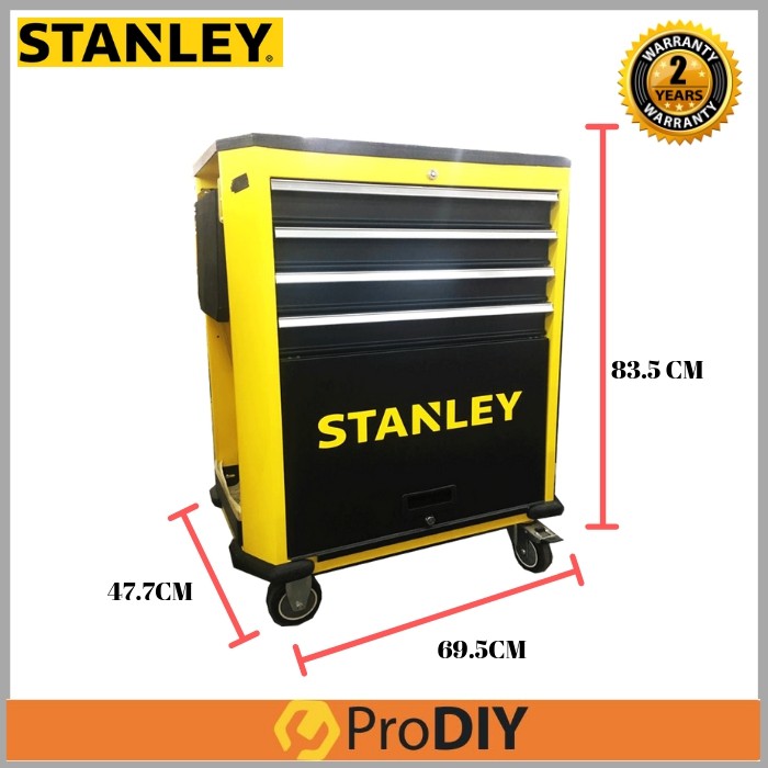 Stanley Stmt74157 8 Roller Cabinet Tools Trolley With 135pcs