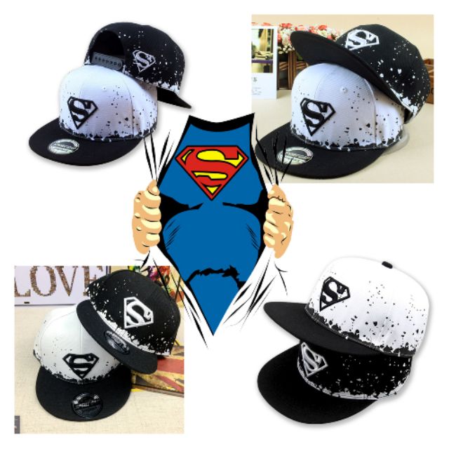 white superman hat