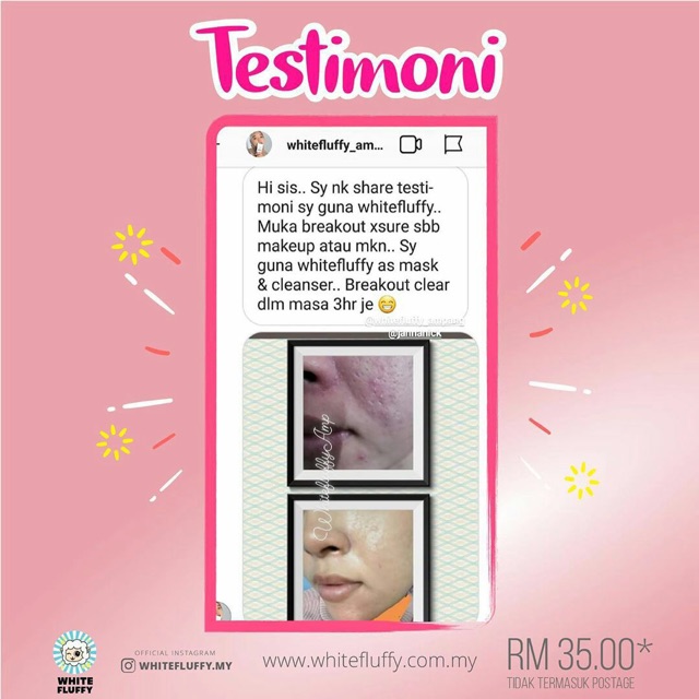 Janna Nick White Fluffy 2in1 Facial Cleanser Shopee Malaysia