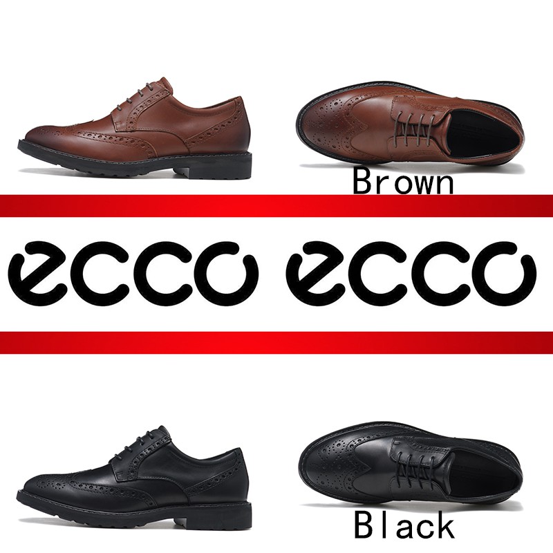 ecco mens brown shoes