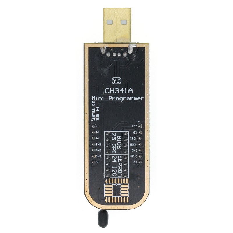 CH341A 24 25 Series EEPROM Flash BIOS USB Programmer Module + SOIC8 SOP8 Test Clip For EEPROM 93CXX / 25CXX / 24CXX DIY 