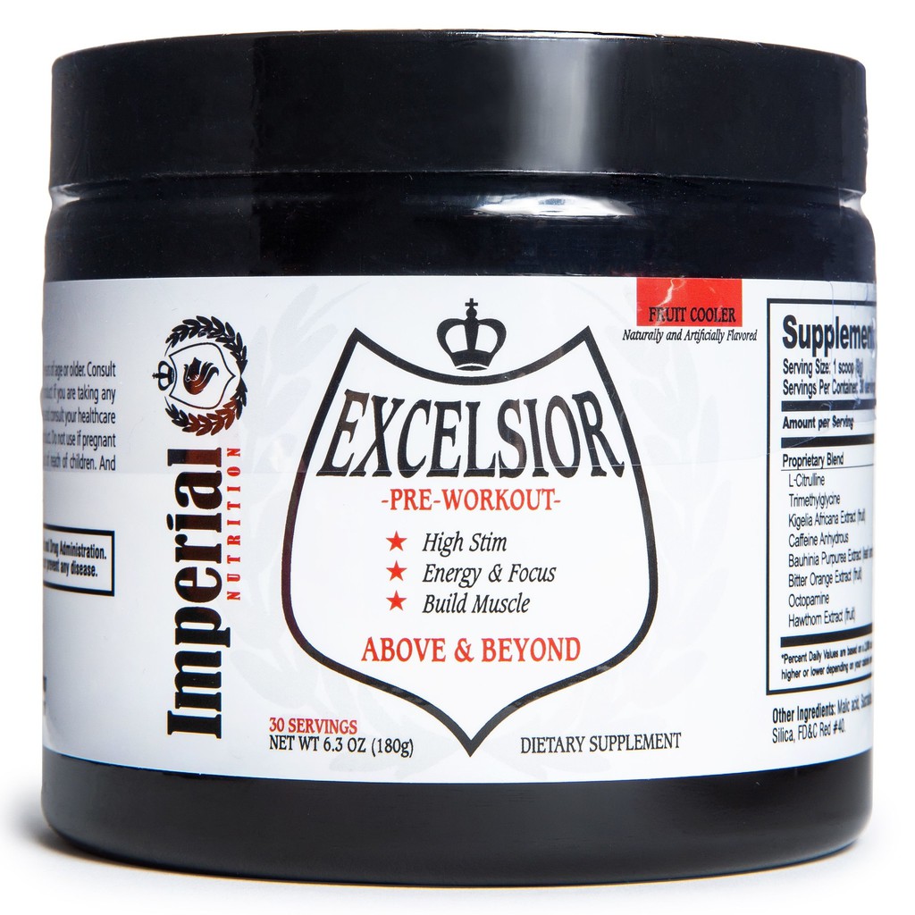 Imperial Nutrition Excelsior Pre Workout 30 Servings Fruit Cooler Shopee Malaysia