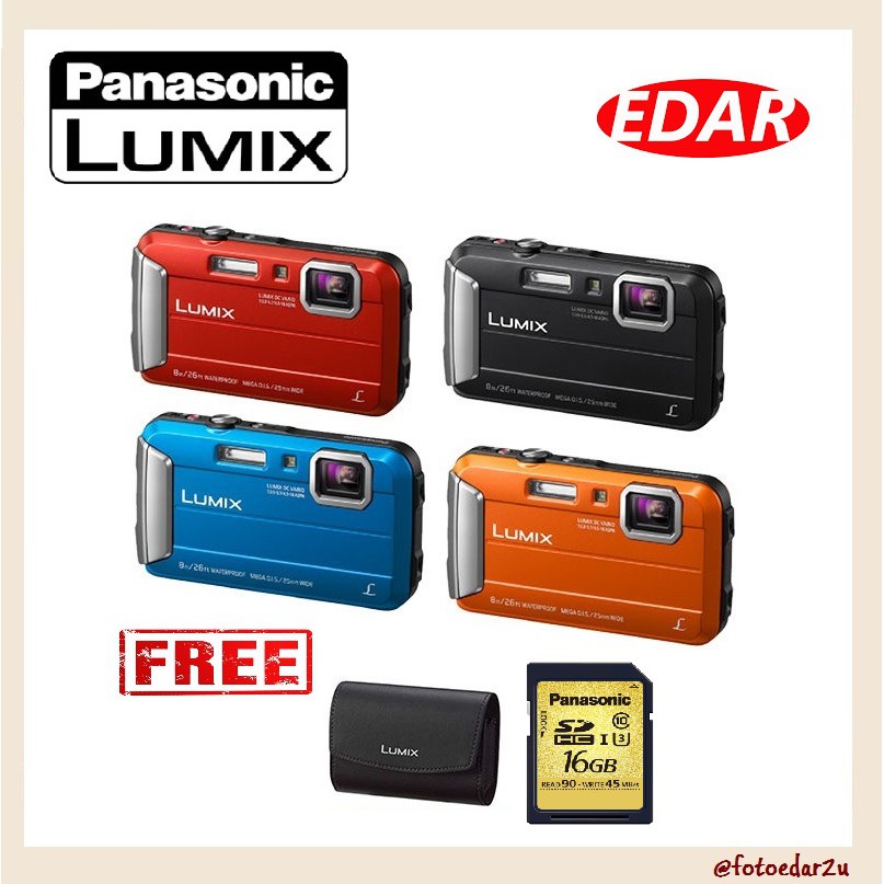 Panasonic Lumix Waterproof Digital Camera Dmc Ft30 Shopee Malaysia