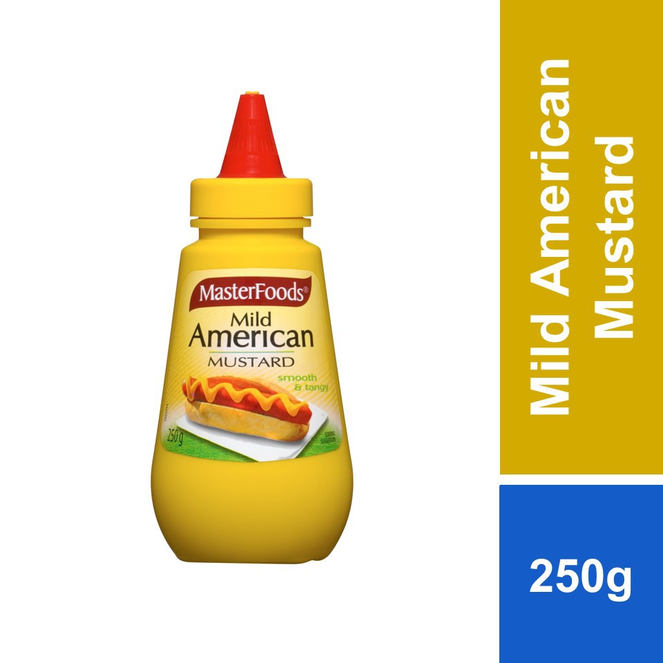 MasterFoods Mild American Mustard Sqzy 250g Shopee Malaysia