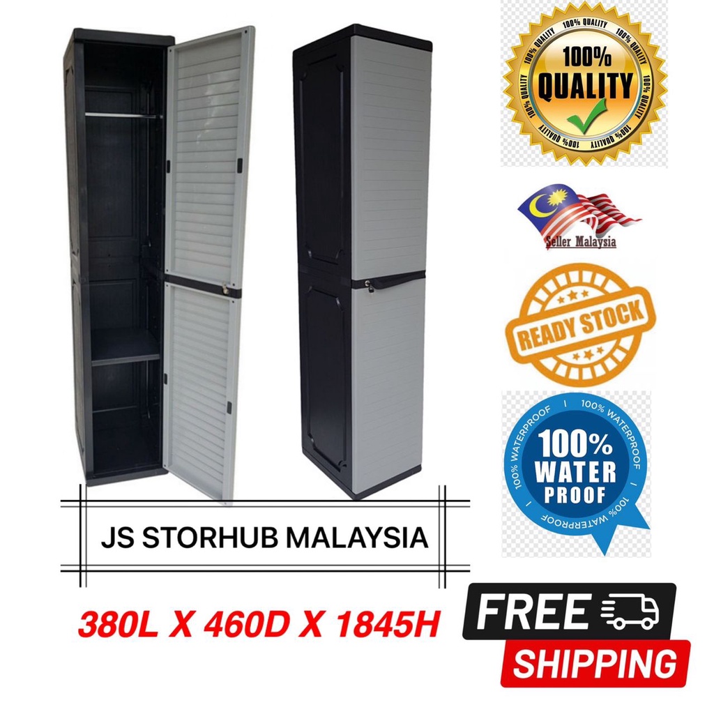 JS Plastic Locker Hostel Storage Outdoor Home Furniture Cupboards And Cabinets/Loker Plastik Asrama SPL-01