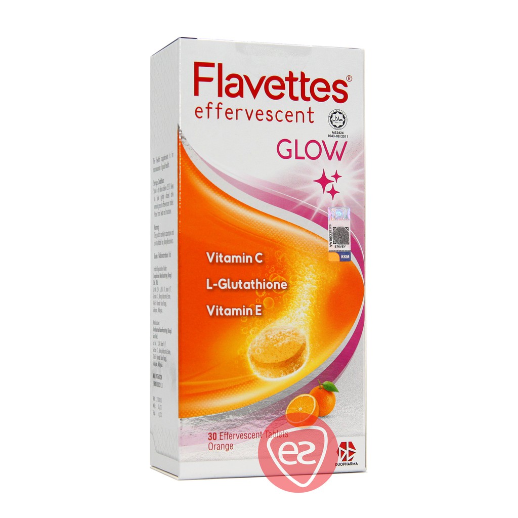 Exp 03 23 Flavettes Effervescent Glow Vit C 1000mg Vit E Glutathione 50mg 30s Shopee Malaysia