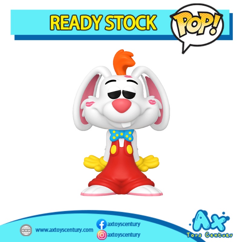 [ READY STOCK ] Funko Pop! Fall Convention 2022 Movies: Who Framed Roger Rabbit - Roger Rabbit Share Sticker