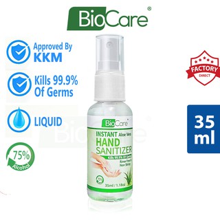 Biocare Instant Hand Sanitizer Liquid Spray head (35ml)