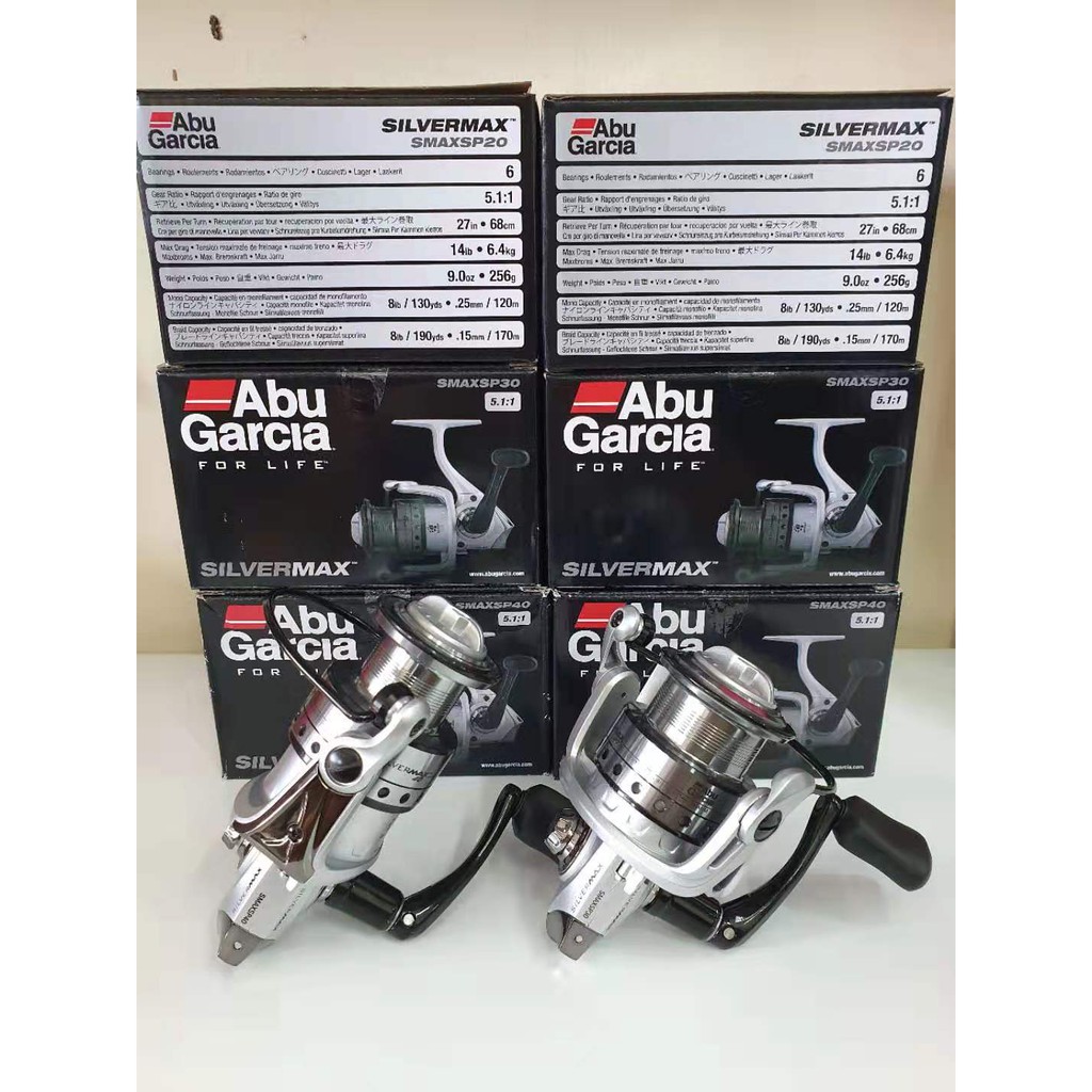 AW455 Abu Garcia Silver Max SMAX2 Bait Casting Reel! Old Stock. Unique Design! Take a Close Look at the Pics! Bass, Walleye, Pike