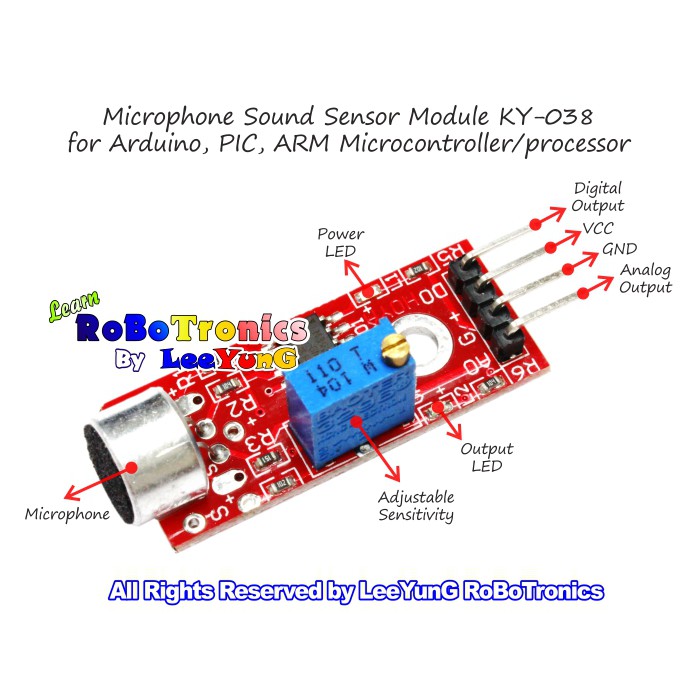 Fantastiske bang Besiddelse Arduino High Sensitivity Microphone Sensor Module KY-037 KY-038 Module Sound  Detection | Shopee Malaysia