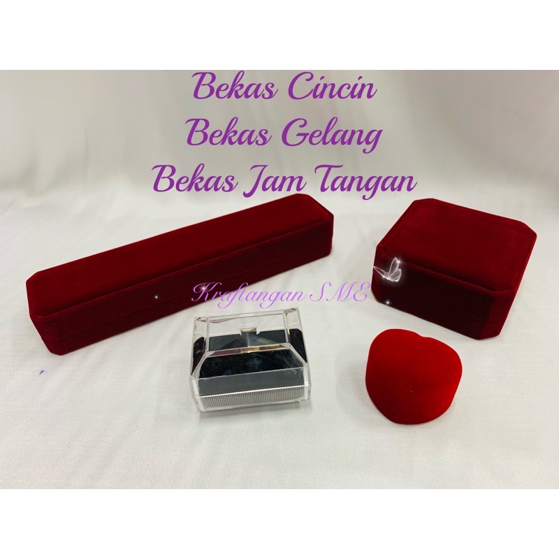 Buy Bekas Cincin Bekas Gelang Hantaran Velvet Crystal Baldu Ring Box Bracelet Jam Tangan Ready Stock Seetracker Malaysia