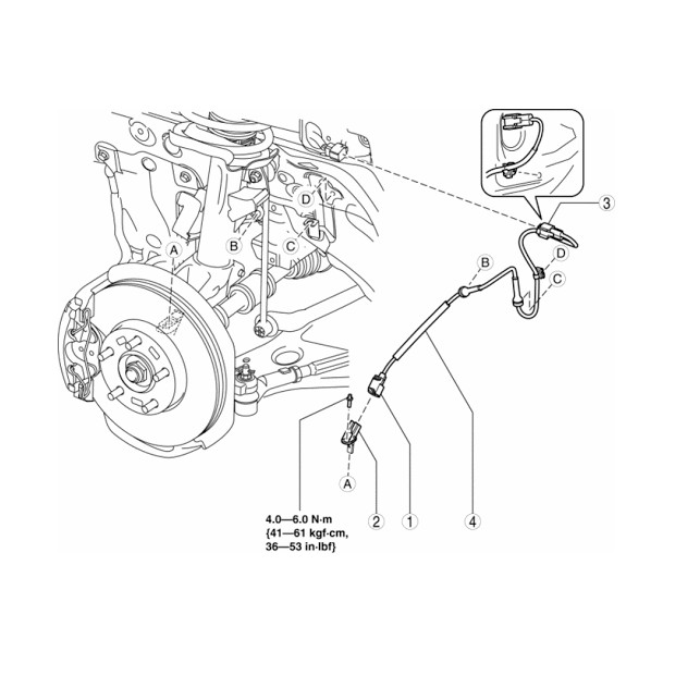 Abs Sensor For Perodua Alza 1 3 1 5 D46t 2009 Present Year Shopee Malaysia