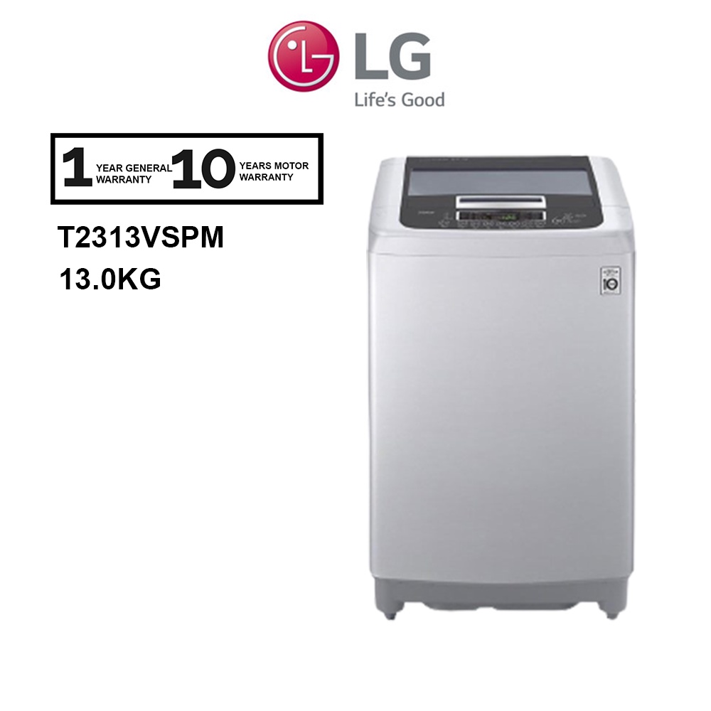 LG T2313VSPM 13kg Top Load Inverter Washer (Quick Wash) Washing Machine