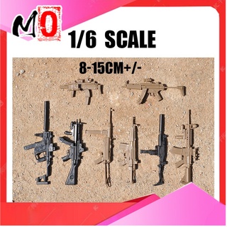 1:6 1/6 Action Figures MK18 HK53 Uzi Vector MP7 MP40 MP5 Weapon Display Wall 