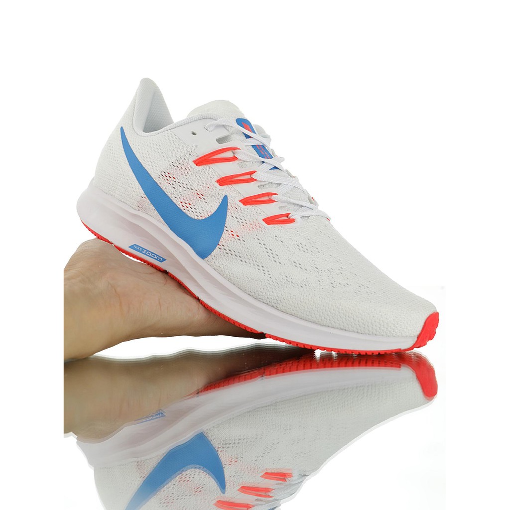 nike zoom pegasus 36 white and blue