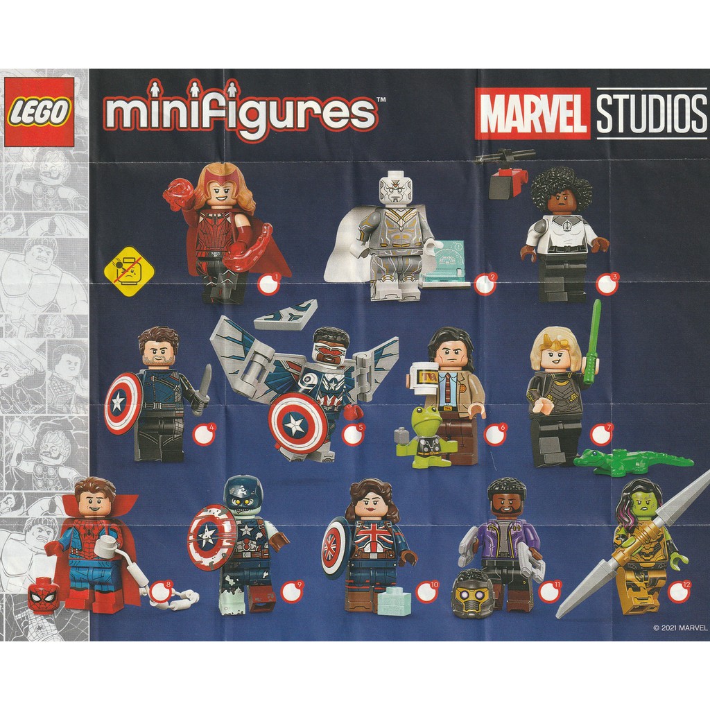 LEGO® Minifigures Marvel Studios 71031 Minifigures Buy Online At The ...