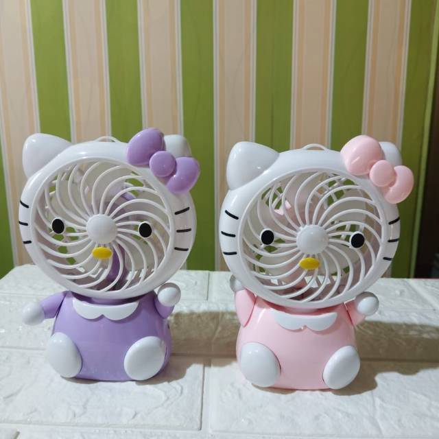 New Hello Kitty Fan / Cooling / Fan / Helo Kitty Fan / Helo Kity Mini Portable Shopee Malaysia