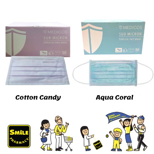 Medicos Ready Stock 3 Ply Surgical Face Mask Ear Loop 50pcs Pharmacy Original Made In Malaysia Shopee Malaysia