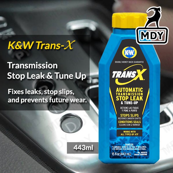 Crc Kandw Trans X Automatic Transmission Slip Stop And Leak Fix 443ml 402015 Kw Transx Blue
