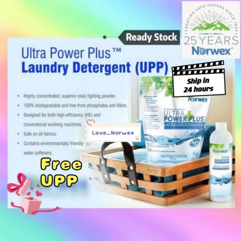 📢7.7 Big Sales🛒Norwex Detergent UPP Ultra Power Plus 250g 500g 1kg Ready Stock Shopee Malaysia