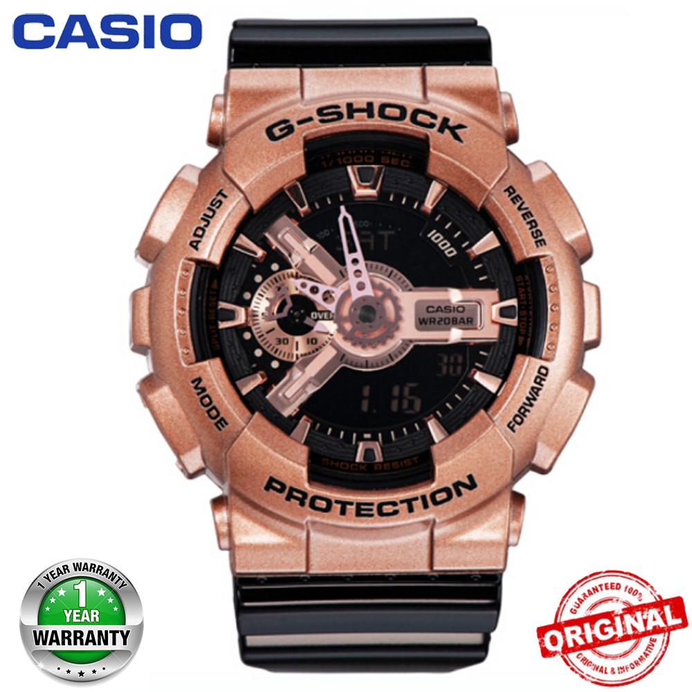 g shock watches rose gold