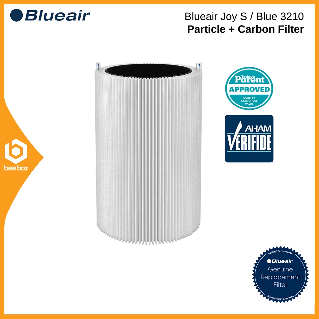 Blueair Replacement Filter for Joy S & Blue 3210 Particle + Carbon ...