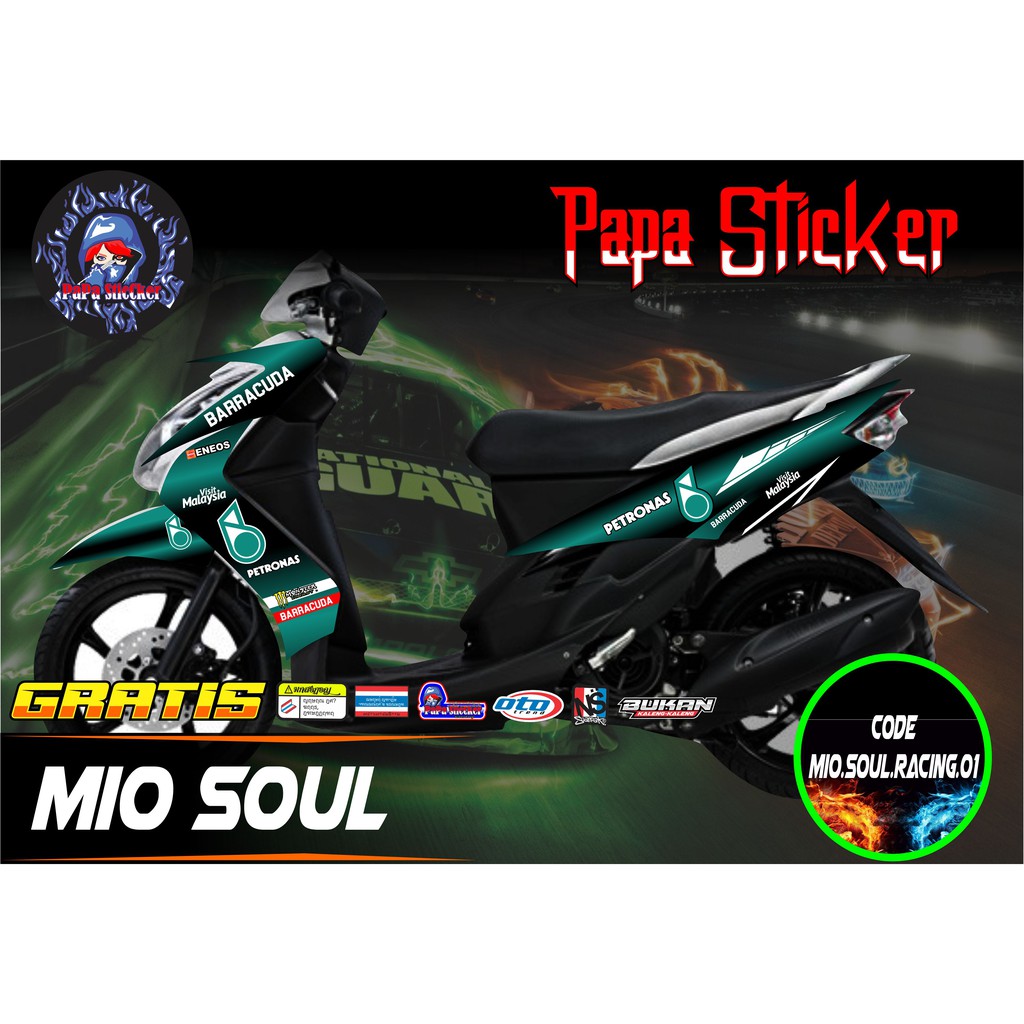 Mio Soul Karbu PETRONAS STRIPING, Mio Soul Karbu Motorcycle list