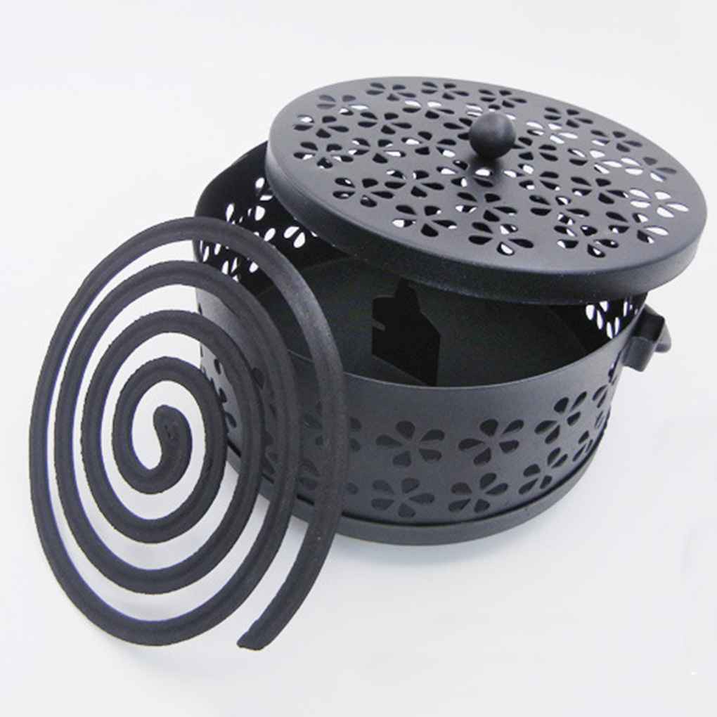 Iron Hollow Mosquito Coils Box Moskito Killer Pest Repeller Mosquito