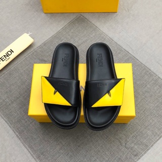 fendi monster slides