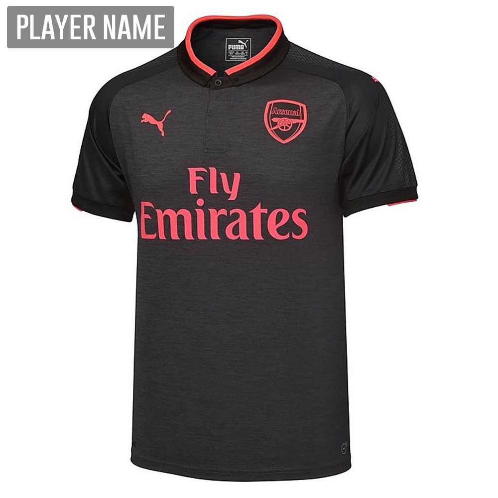 ARSENAL 17/18 AWAY BLACK JERSEY 