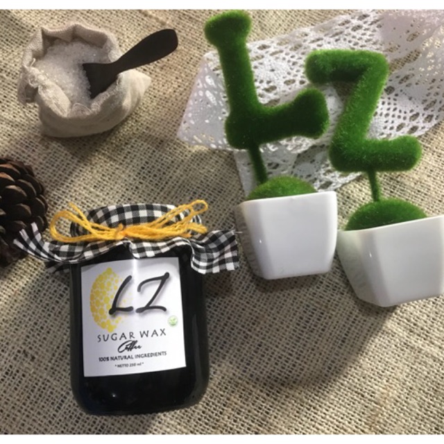 250Gram Coffee Sugar Wax waxing Fur ll including strip and spatula