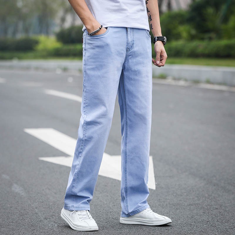 very light blue jeans mens