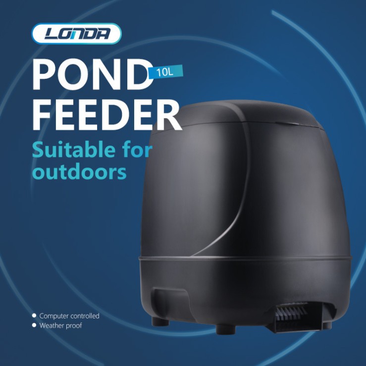 Londa Automatic Pond Fish Feeder Timer Computer Controlled Feeding