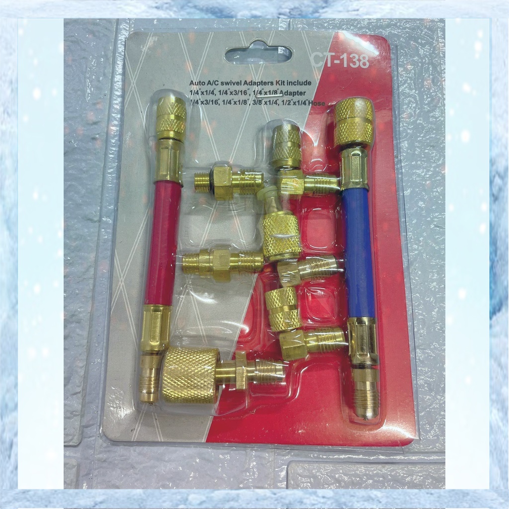adapter CT138 fridge refrigerant converter auto swivel adapter kit