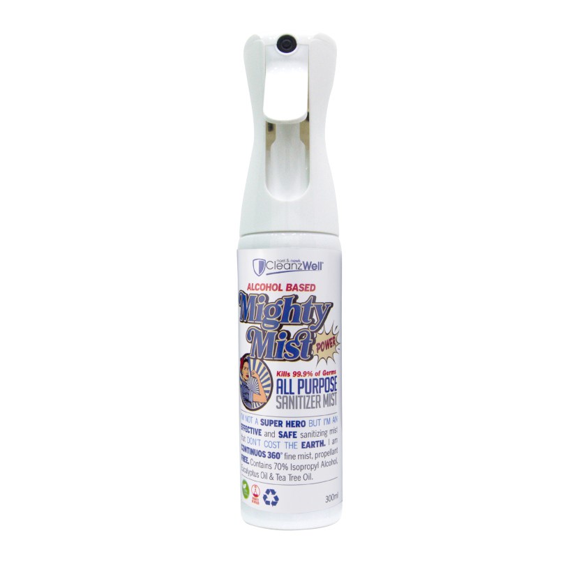 Alcohol All Purpose Disinfectant Spray Kills Germ 99.99% Cleanzwell ...