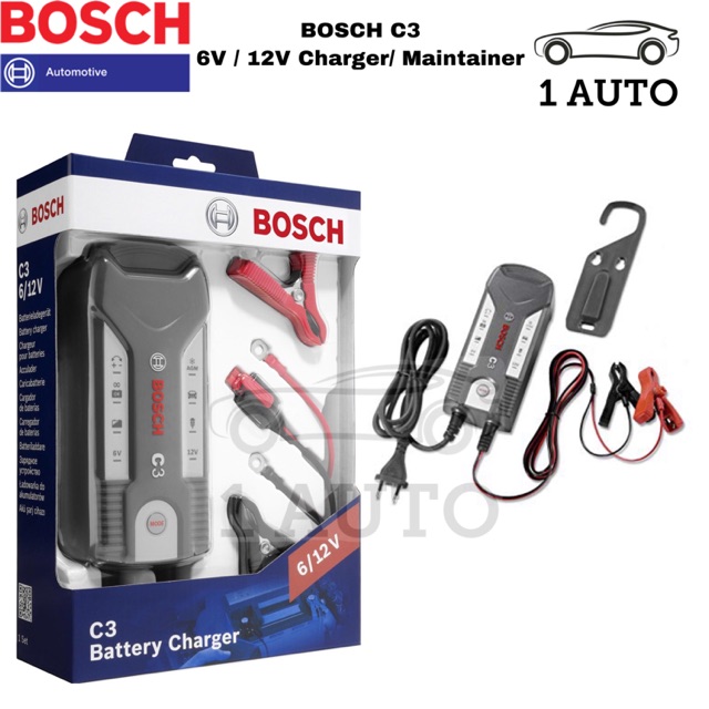 Bosch C3 6v 12 V Agm Vrla Wet Efb Battery Charger Maintainer