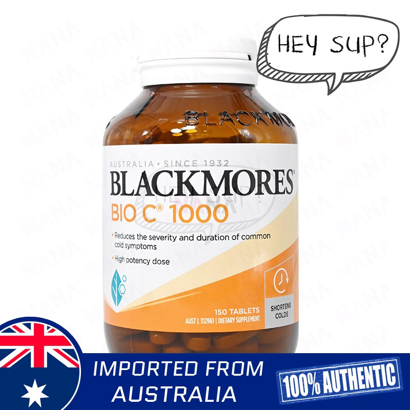 Blackmores Bio C 1000mg 150 Tablets Vitamin C Shopee Malaysia