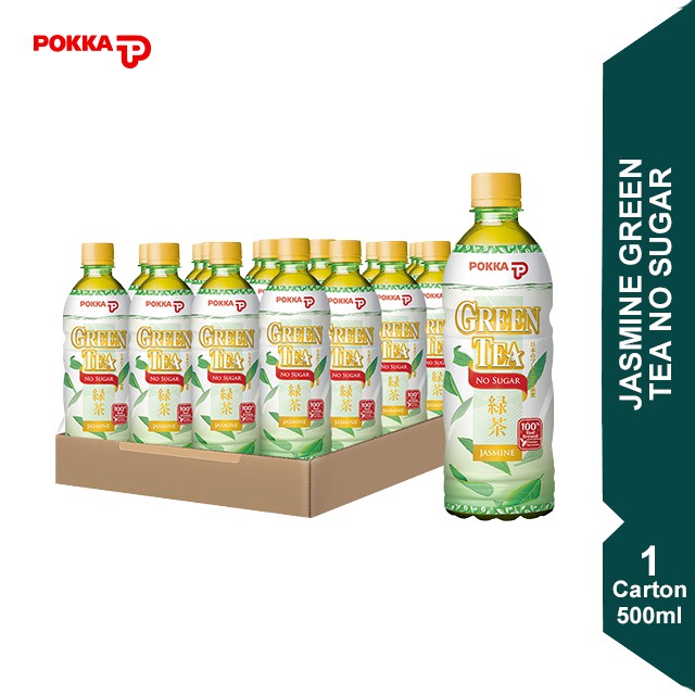 Pokka Jasmine Green Tea No Sugar Carton X Ml Shopee Malaysia