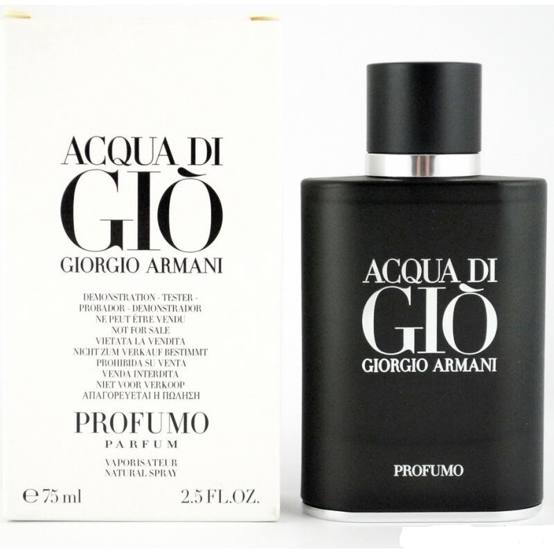 giorgio armani acqua di gio profumo tester