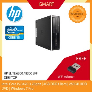 Dell Optiplex 30 90 Sff Desktop Intel Core I5 4590 4gb Ddr3 Ram 500gb Hdd Dvd Rom Windows 8 Shopee Malaysia