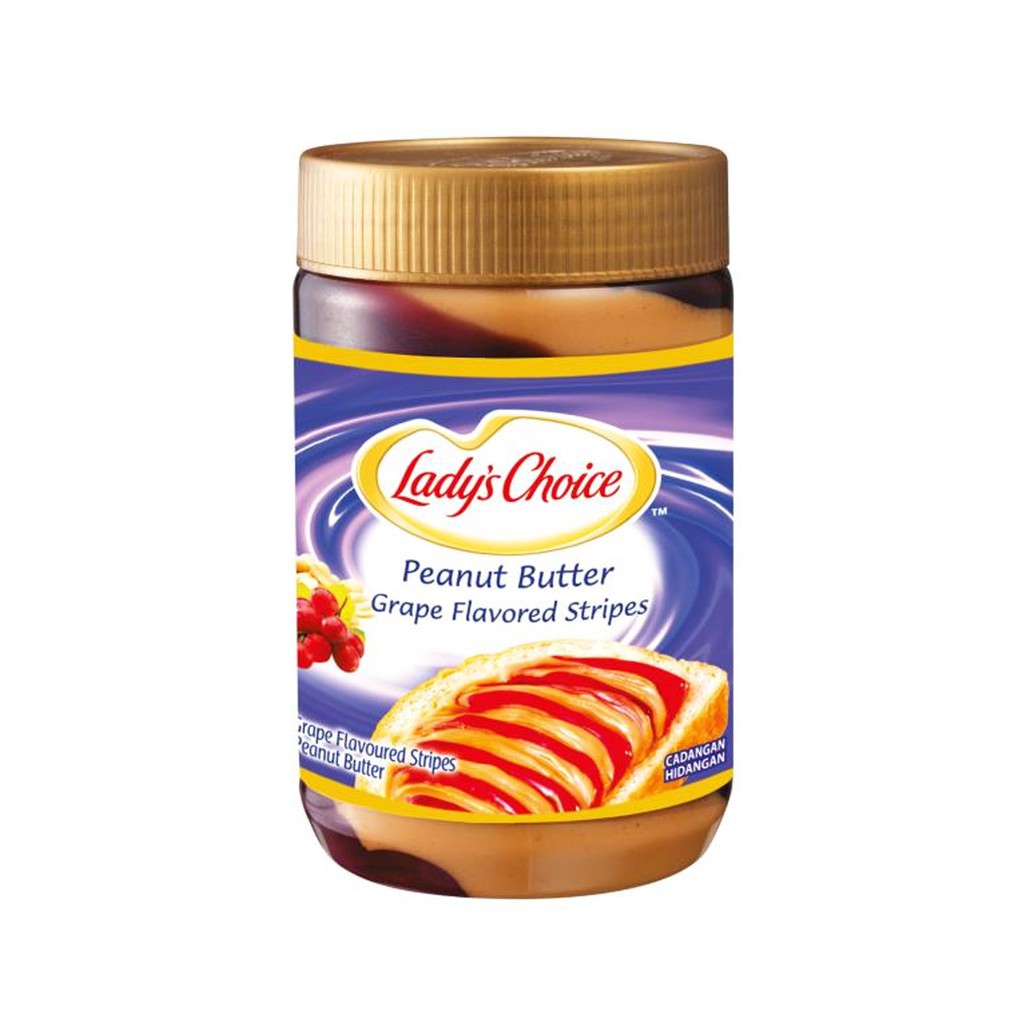 Peanut Butter Peanut Lady Choice Peanut Butter Grape 530g 你的彩葡萄花生酱 Exp 14 10 21 Shopee Malaysia