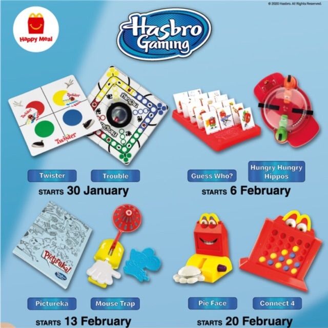 hasbro mcdonald's toys 2020